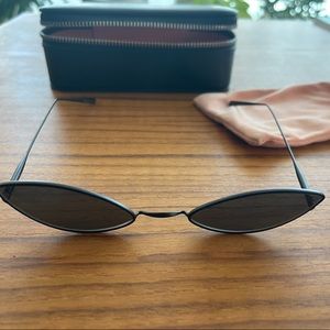 Acne Studios Black Astaria Cat Eye Sunglasses